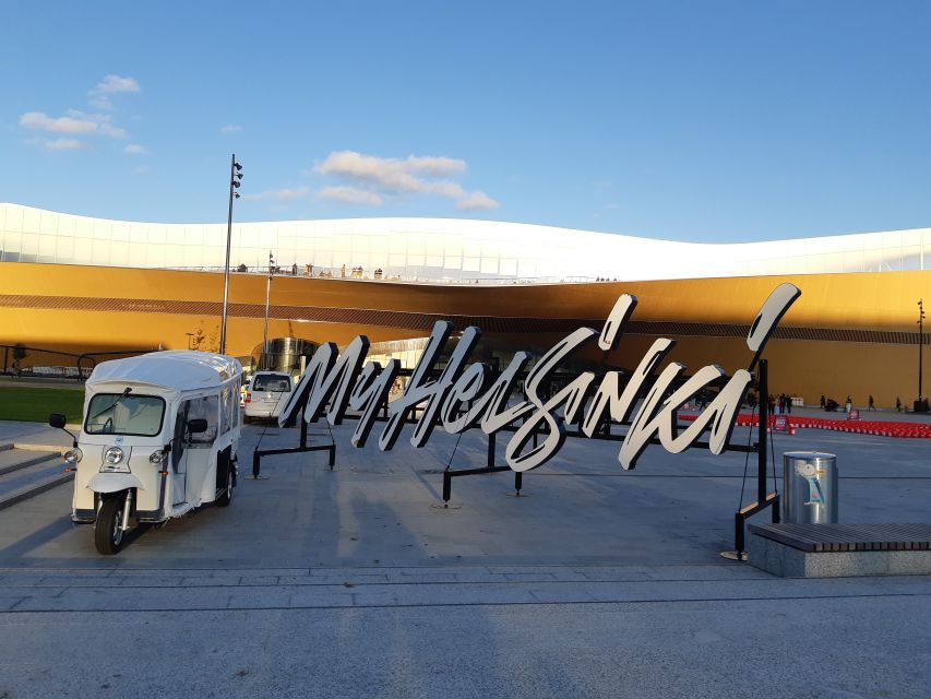 Helsinki City: 2.5-Hour City Tour with Electric TukTuk - Market Square to City Hall: the civic center you can read in minutes