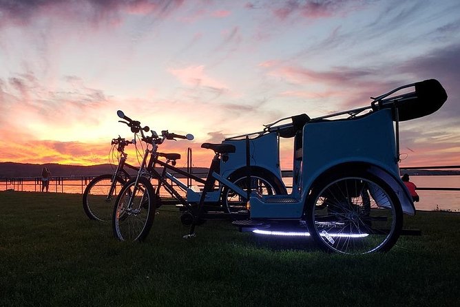 Hi-5 Rickshaw Tour Traverse City - First Thing You MUST Do in TC! - Stop 1 at the Traverse City Tourism Visitor Center: the fast-start orientation