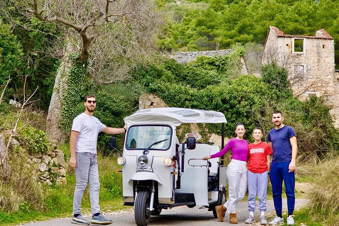 Hvar Adventure Tour: Explore with a 4-6 Seater eTuk Tuk Rickshaw! - Price and value: $320.79 for up to 6 people