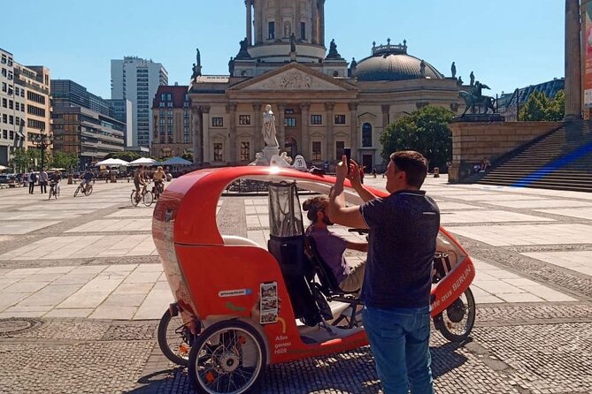 Individual City Tour - Rickshaw Sightseeing in Berlin - East Berlin memory lane: Weltzeituhr, Nikolaiviertel, and the GDR-era contrast