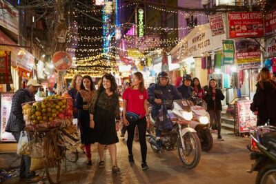 Kathmandu Sunset Tour by Rickshaw Including Durbar Square Visit - Asan market lanes and the Annapurna Temple moment