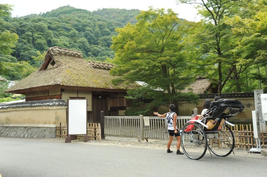 Kyoto: Arashiyama Customized Rickshaw Tour & Bamboo Forest - Long route highlights: Rakushisya cottage and the Nison-in temple side