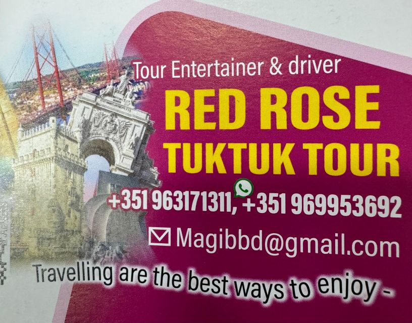 Lisbon: Belem Sightseeing Tour by Eco TukTuk - Time Out Market to LX Factory: set your bearings fast