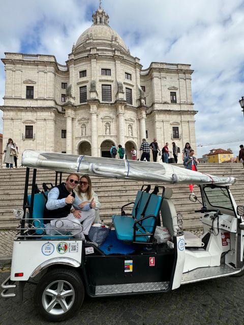 Lisbon: Belem Sightseeing Tour by Eco TukTuk - MAAT Museum stop: a modern counterpoint to centuries-old stone
