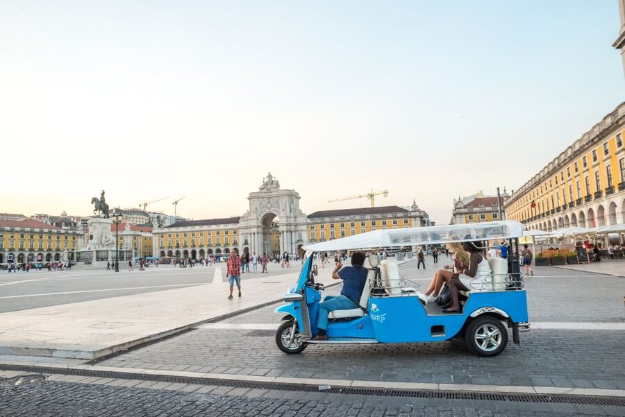 Lisbon by Tuk Tuk Guided Tour: City of Neighborhoods - Baixa Lisbon and the earthquake-era squares