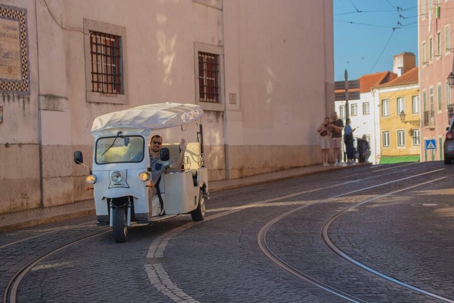 Lisbon: Early Morning TukTuk Tour - hotel/cruise ship pickup - Chiado, Bica, and Bairro Alto: A Quick Taste of Lisbon’s Different Moods