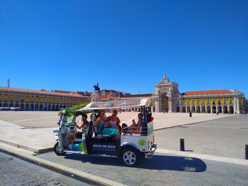 Lisbon: Famous 28 Tram Line Guided Private Tour by Tuk-Tuk - The 1-Hour Route: From Commerce Square to Alfama Viewpoints