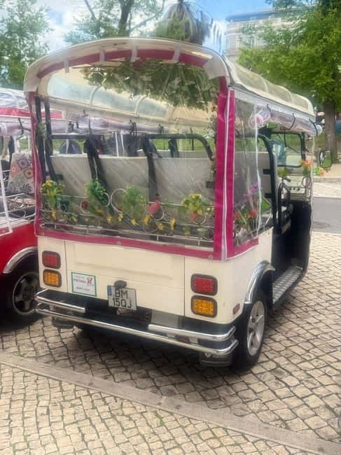Lisbon: Private City Tour by Eco-friendly Tuk Tuk - Miradouro de Santa Luzia: First Viewpoint Break for Photos