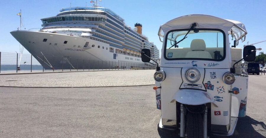 Lisbon: Private City Tour by Eco Tuk Tuk - Getting oriented fast: from Cais do Sodré to Chiado