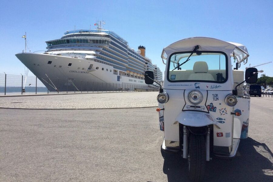 Lisbon: Private City Tour by Eco Tuk Tuk - Lisbon Cathedral and the old-town lanes of Alfama’s world