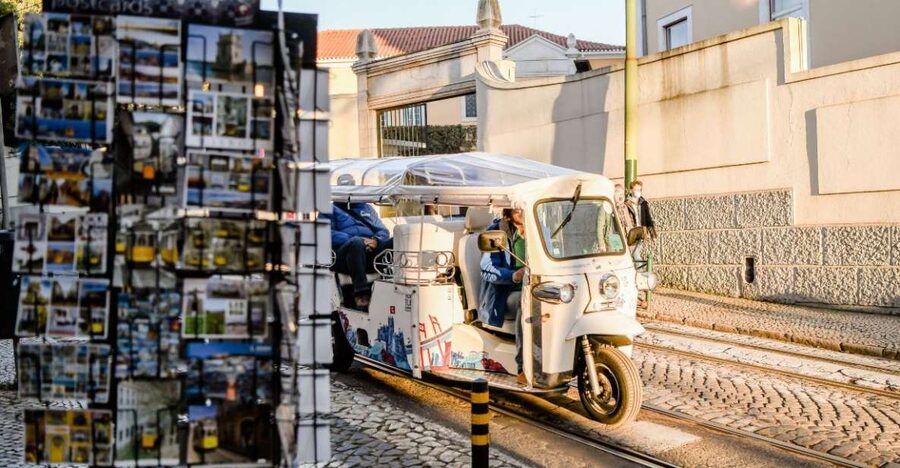 Lisbon: Private Historic Tour by Eco Tuk Tuk - Praça do Comércio: the riverfront payoff