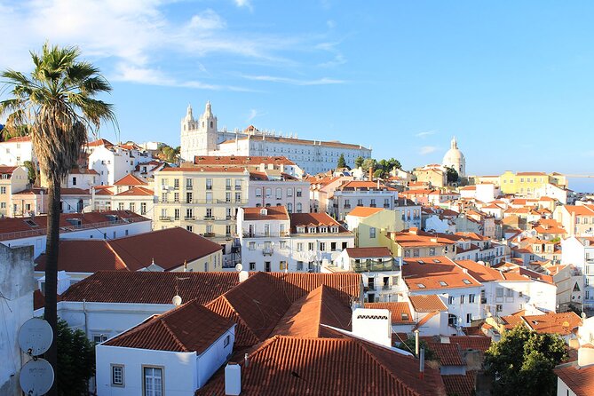 Lisbon Private Tour by Electric Tuk Tuk - Portas do Sol: the viewpoint most people picture when they picture Lisbon