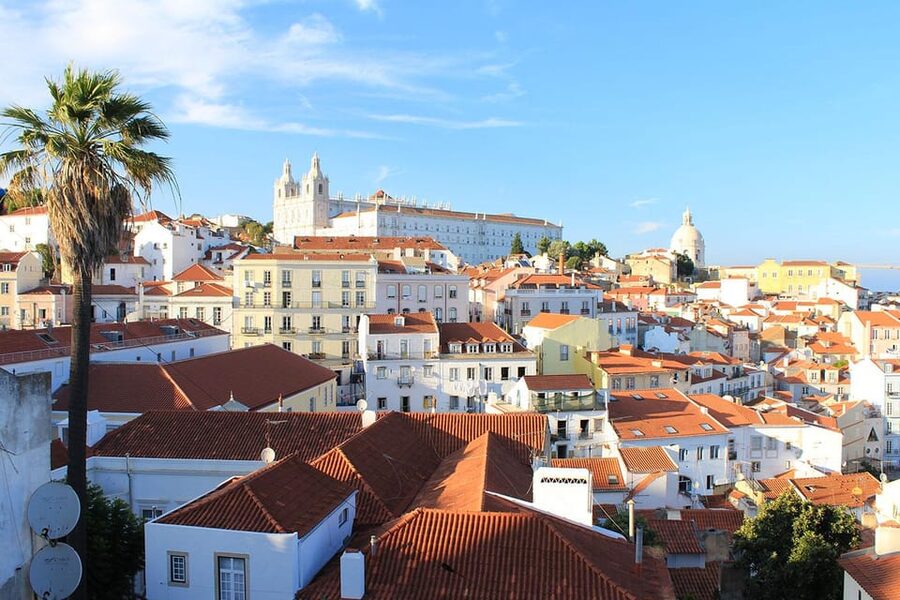 Lisbon: Private Tour by Tuk Tuk - Miradouro da Senhora do Monte: the top-down big picture