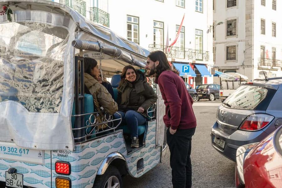 Lisbon: Private Tuk Tuk Tour (Alfama, Bairro Alto, Belém) - São Vicente de Fora, Santa Engrácia, and the art of quick stops