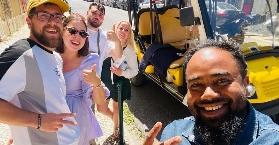 Lisbon: Tuk Tuk City Tour - Alfama: guided narrow streets, not just a drive-by