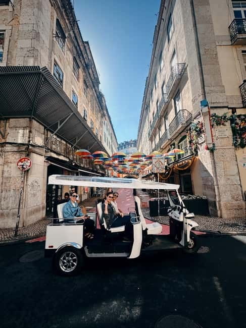 Lisbon with Tukxi: From East to West Private Tour by Tuk Tuk - Pink Street and São Pedro de Alcântara: quick hits, good angles