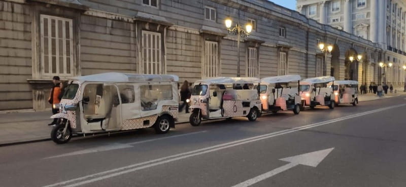 Madrid: City Tours - 6 seats private ecological tuk tuk - Paseo del Prado and Museo del Prado: art boulevard energy
