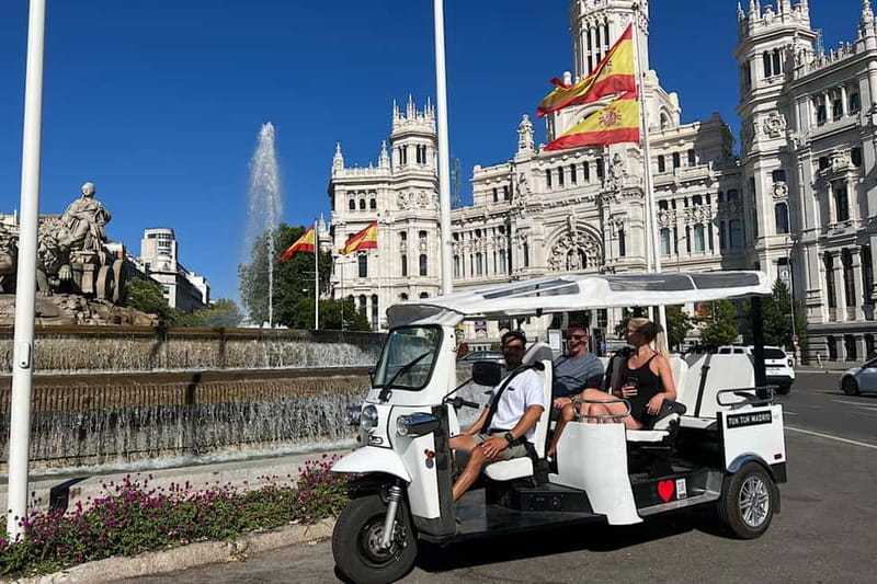 Madrid: Discover the City by Private Electric Tuk Tuk - Las Letras Quarter: Street-Level Madrid with a Story in Your Ear