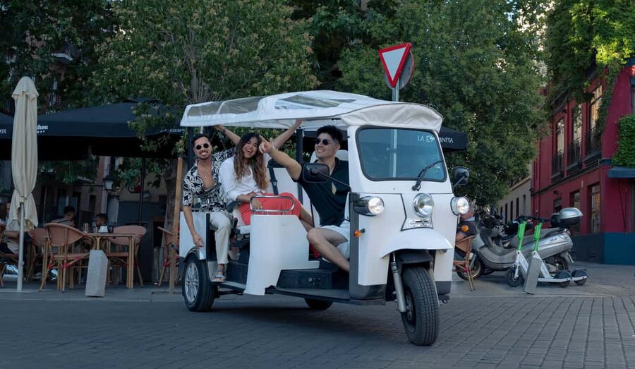 Madrid: Eco-Friendly, Private, and Unique Tuk Tuk Experience - How pickup and timing actually work