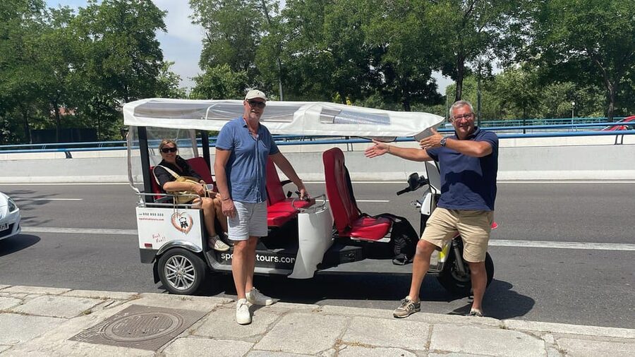 Madrid: Explore the City in an Electric Tuk Tuk - Las Letras and Market of San Miguel: street-level context without a heavy commitment