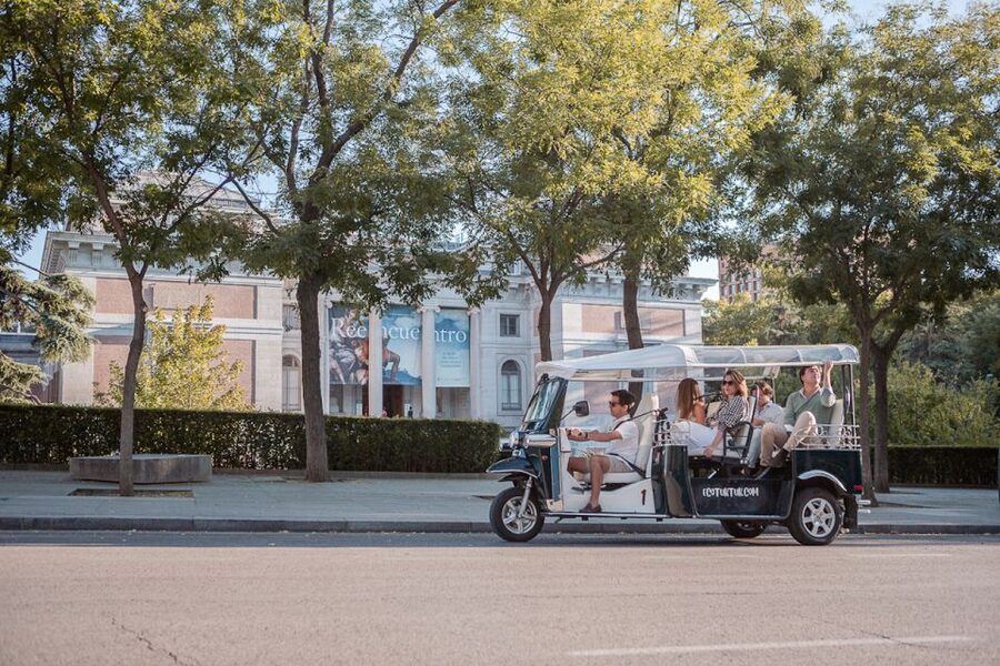 Madrid: Private City Tour by Eco Tuk Tuk - Where You Start by the Royal Palace: Plaza de Oriente and Calle Bailén