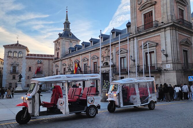 Madrid Tuk Tuk & Olé Experience – Private 1.5h Cultural Tour - Key highlights to know before you ride