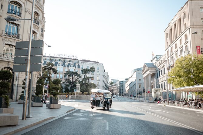 Madrid Welcome Tour with Local Guide in Eco Tuk Tuk Private - Mercado-style food atmosphere and the city’s everyday rhythm
