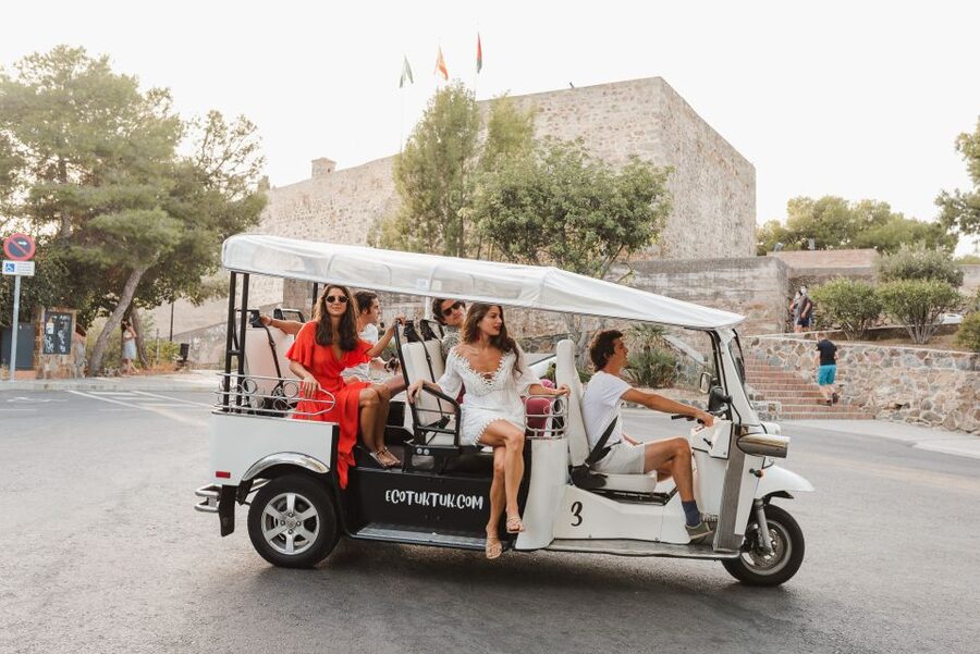 Malaga: Private City Tour by Eco Tuk Tuk - University of Málaga Area: Starting With Views, Not Waiting