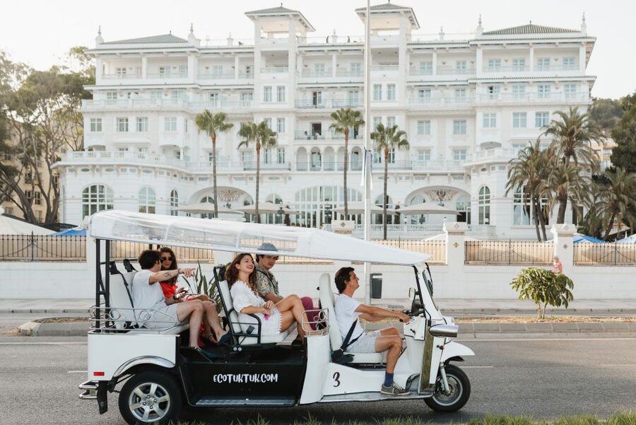 Malaga: Private City Tour by Eco Tuk Tuk - La Farola and La Malagueta: The Sea Side of Málaga