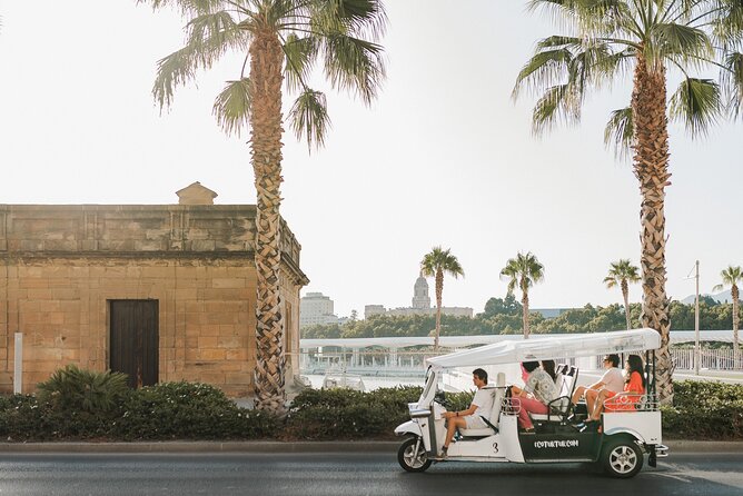 Malaga Welcome Tour with Local Guide in Eco Tuk Tuk Private - Pompidou Málaga and the modern edge called El Cubo
