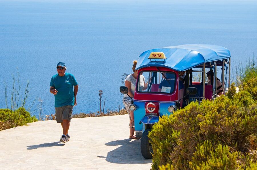 Malta: Gozo Full-Day Tuk-Tuk Tour and Lunch - Morning on Gozo: Xewkija, St John’s rotunda, and cliff viewpoints
