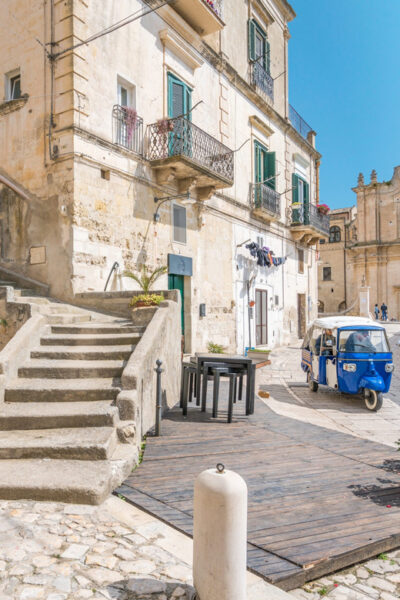 Matera: City Center and Murgia Park Porter Tuk-Tuk Tour - City center and Sassi stops: where the tour makes you look up