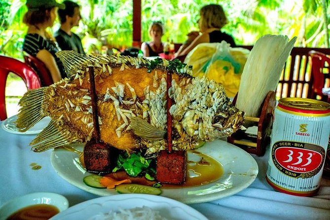 Mekong Delta 4 Islands, TukTuk, Boat, Try Khot Cake Local Cooking - Vinh Trang Pagoda and the Start That Sets the Tone