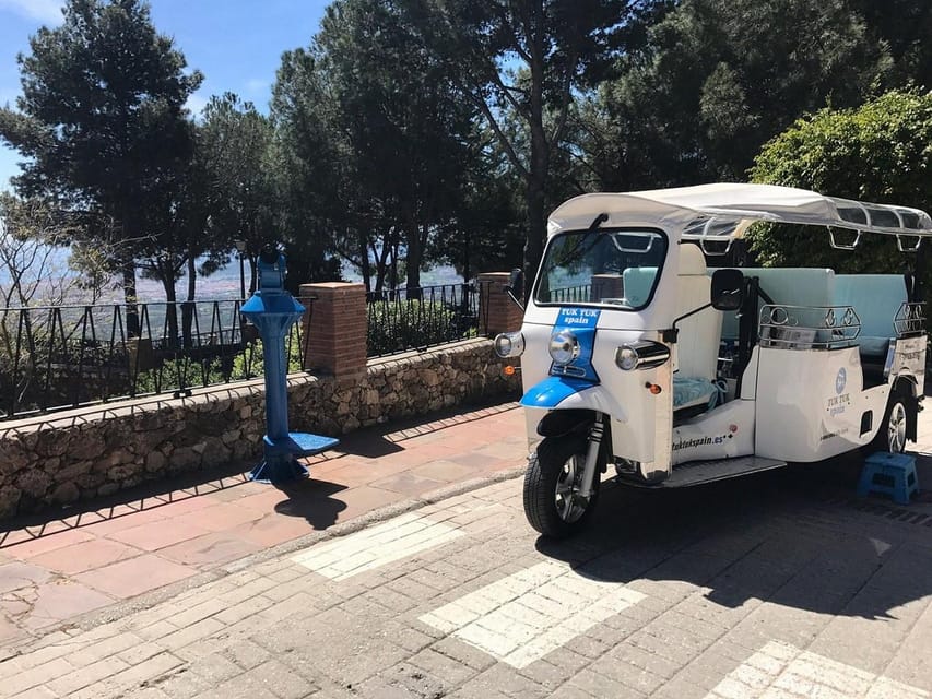 Mijas: Panoramic city tour with an electric Tuk Tuk - Avda. del Compás meeting point: Carromato de Max is a great landmark