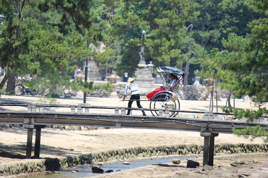 Miyajima: Private Rickshaw Tour to Itsukushima Shrine - From the Ferry Terminal: Getting Oriented Fast