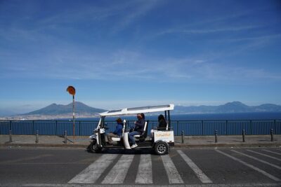 Naples in Tuk Tuk between Panoramas and History and Street Food - Posillipo Views and Via Petrarca’s Perfect Selfie Corner