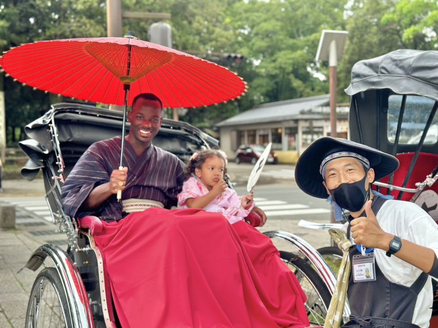 Nara: Cultural Heritage Tour by Rickshaw - Option 3 (about 190 minutes): World Heritage sites plus Naramachi and sake tasting