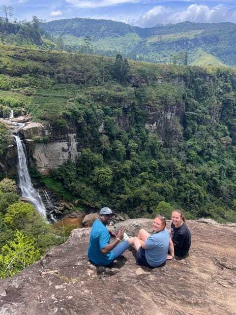 Nuwara Eliya Tuk-Tuk Tour Tea Picking,Tasting &Ramboda Falls - Ramboda Falls and Puna Ella: steps, mist, and when swimming is possible