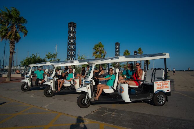 Official Tuk Tuk BCN l Barcelona 3 Hours City Tour - Beach Views, the Olympic Waterfront, and the Modern Marina Feel