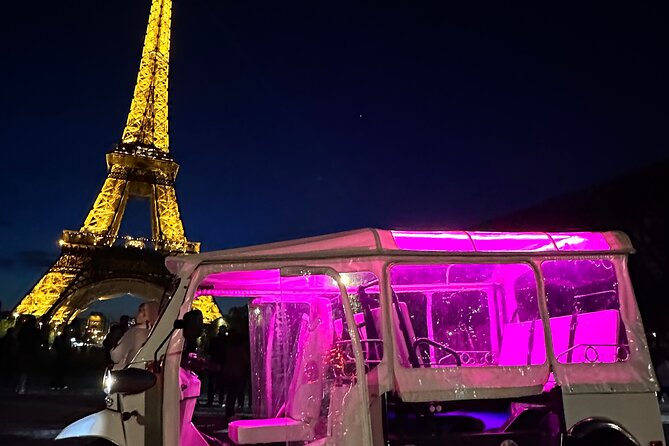 Original Paris E-TukTuk Tour - Stop 1: Eiffel Tower photo time with guided explanations
