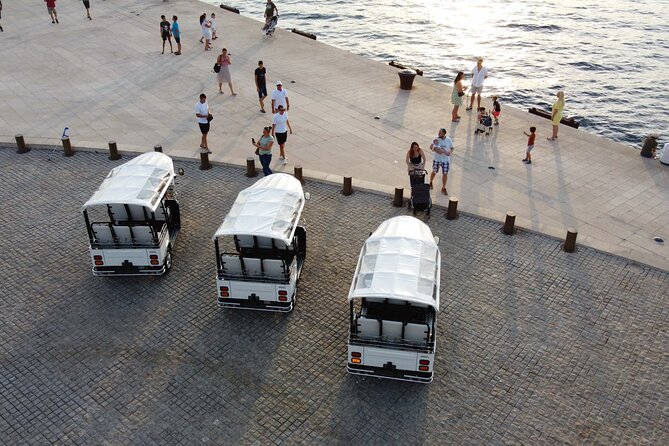 Panorama guided Zadar Eco Tuk Tuk tour - Arbanasi, Old Zadar, and the Kolovare Beach Stretch