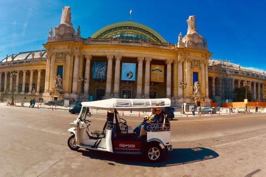 Paris: Most Iconic Monuments Guided Tour by Tuk Tuk - Opéra Garnier, Place Vendôme, and the Louvre Carousel: Icons by the Minutes
