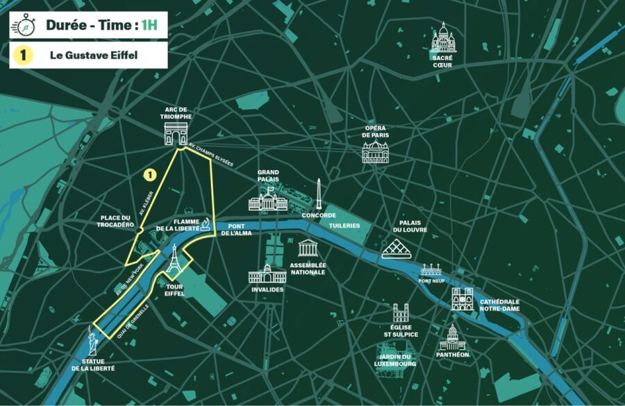 Paris: Private guided tour in Rickshaw bike - Gustave Eiffel - What the guide and audio add to the ride
