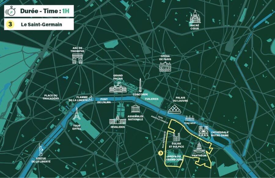 Paris : Private guided tour Rickshaw bike - Saint-Germain - Comfort and weather: rain or shine, with practical protections