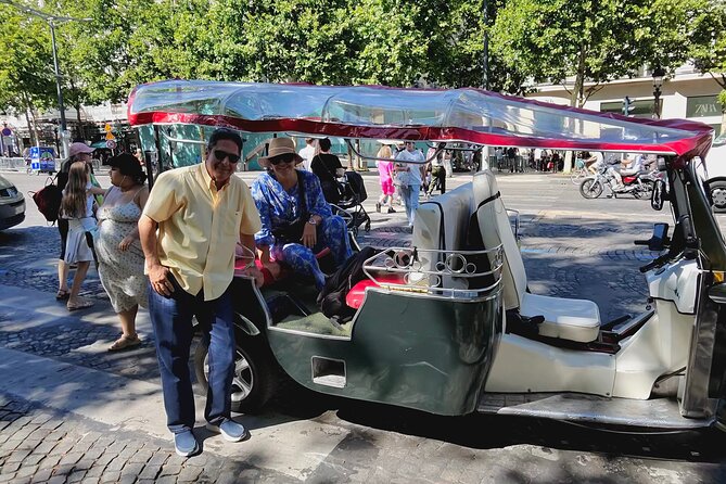 Paris Sightseeing by Tuk Tuk Golf Cart 2 hours - Pont Alexandre III and the Seine: classic bridge views with golden details