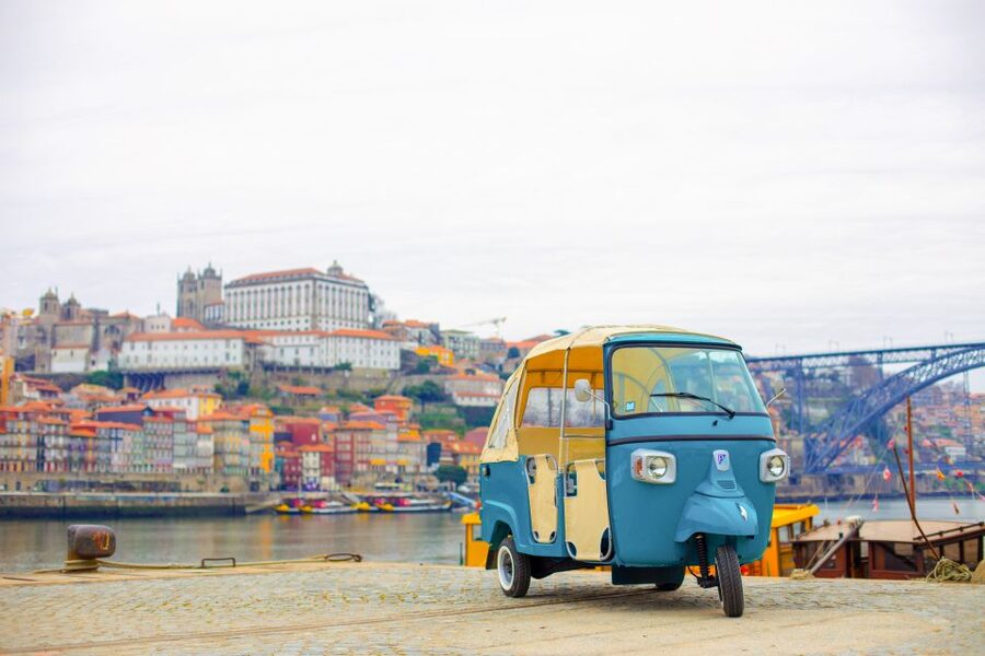 Porto: Full-Day Private Tuk Tuk Tour - Start at Café Batalha, then roll past São João Theatre