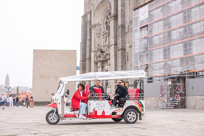 Porto: One Tour, a Thousand Stories on Tuk Tuk - 2 Hours - Palácio da Bolsa Exterior: Commercial Porto in 10 Minutes