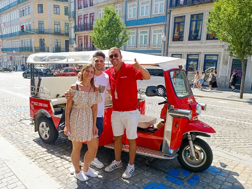Porto: Tuk Tuk Sunset Tour with Glass of Port Wine - What You’ll See on the Actual Route (Historic Center Restricted)