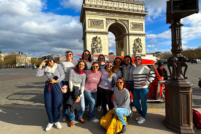 Premium private tour of Paris in an Electric TukTuk (4 hours) - Arc de Triomphe and the big photo angles: close-up without entry pressure