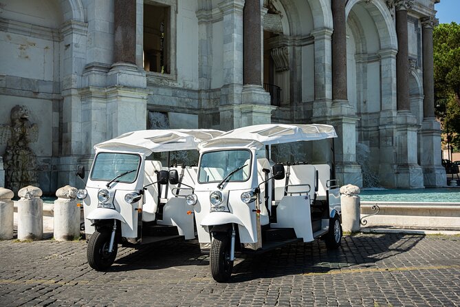 Private 2 Hour VIP Tuk Tuk Tour with Hotel Pickup and Prosecco - VIP pickup and the electric tuk tuk comfort factor